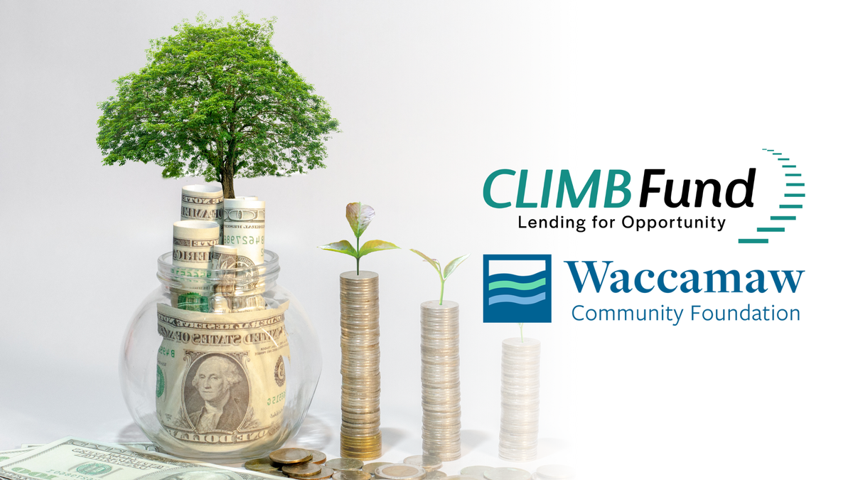 CLIMB FUND SECURES FIRST-TIME GRANT FROM WACCAMAW COMMUNITY FOUNDATION TO EXPAND STATEWIDE IMPACT